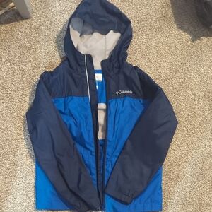 Columbia Blue and Navy Hooded Jacket